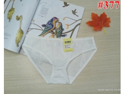 QUẦN LÓT NỮ SAKI 377 - Block 05 Cái - Màu Trắng